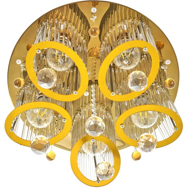 Плафон Dream, злато, 5xE27+led 9w, 3085/40 GD