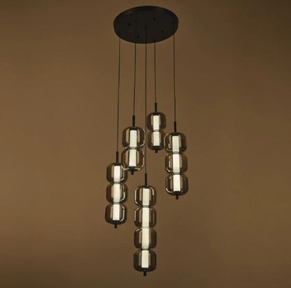 Полилей Solana, черен, led 60w, 3000-6000k, 4165/5 BK