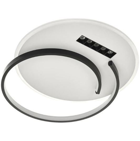 Плафон Indi, черен, led 54w, 3000-6000k, 2824/52BK