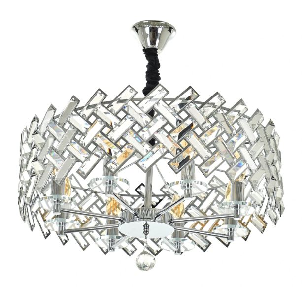 Полилей Tiffany, хром, 8xe14, 2600/8 ch