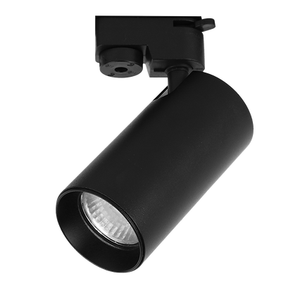 Тяло за релсов монтаж, двупроводно, GU10, 220-240V AC, IP20, черно / RP2B