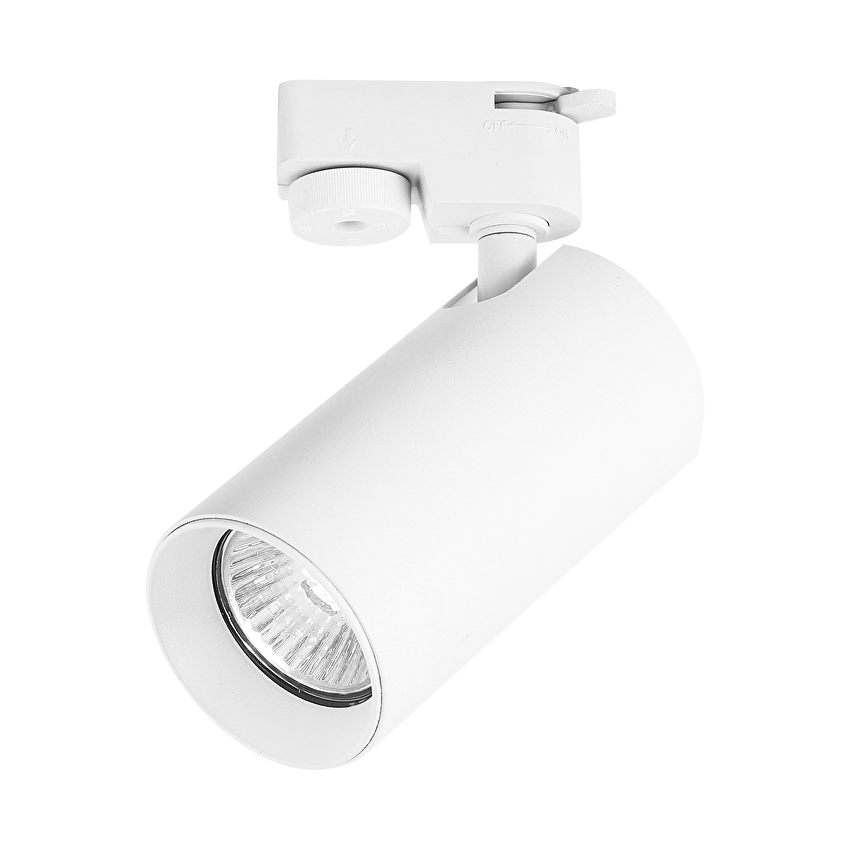 Тяло за релсов монтаж, двупроводно, GU10, 220-240V AC, IP20, бяло / RP2W