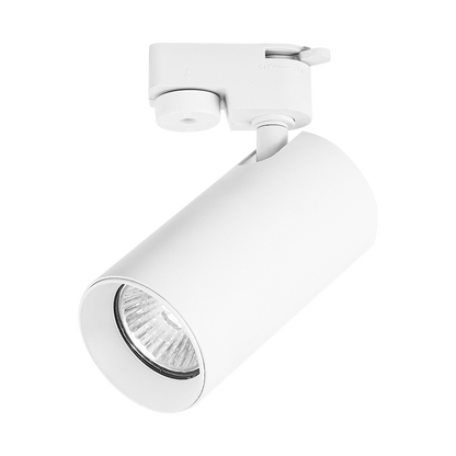 Тяло за релсов монтаж, двупроводно, GU10, 220-240V AC, IP20, бяло / RP2W