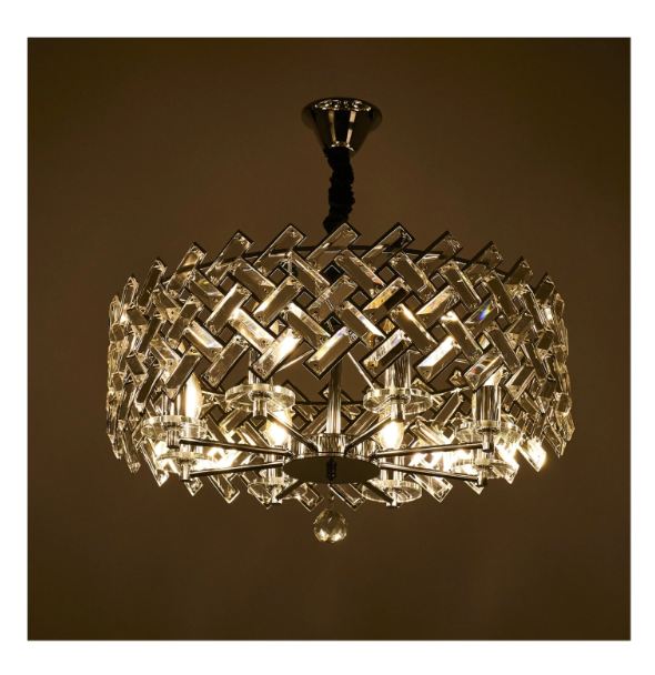 Полилей Tiffany, хром, 8xe14, 2600/8 ch