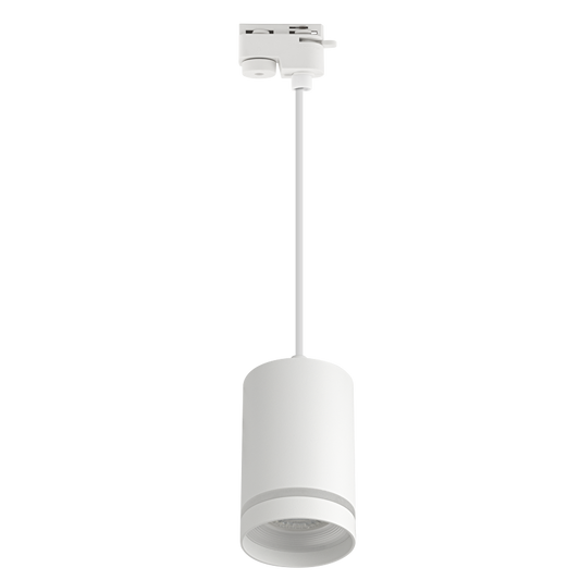 Тяло за релсов монтаж, двупроводно, GU10, 220-240V AC, IP20, бяло / RPV2W