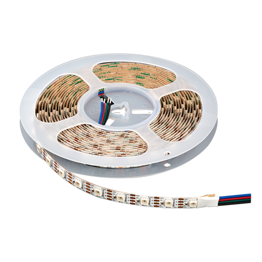 Дигитална RGB LED лента, 25.8W/m (0.43W/pixel), IC WS2815B, 12V DC, 60 pixels/m (60 LED/m), IP20, 5m / PN5060DIG