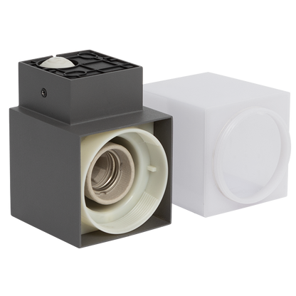Фасадно осветително тяло, Е27, IP65, за стена, графит / LFWE27GR