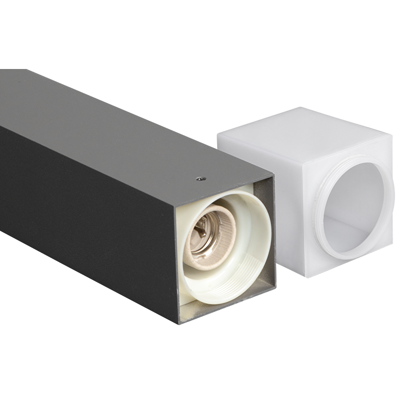 Градинско осветително тяло, 80 cm, Е27, IP65, графит / LFGE27GR80