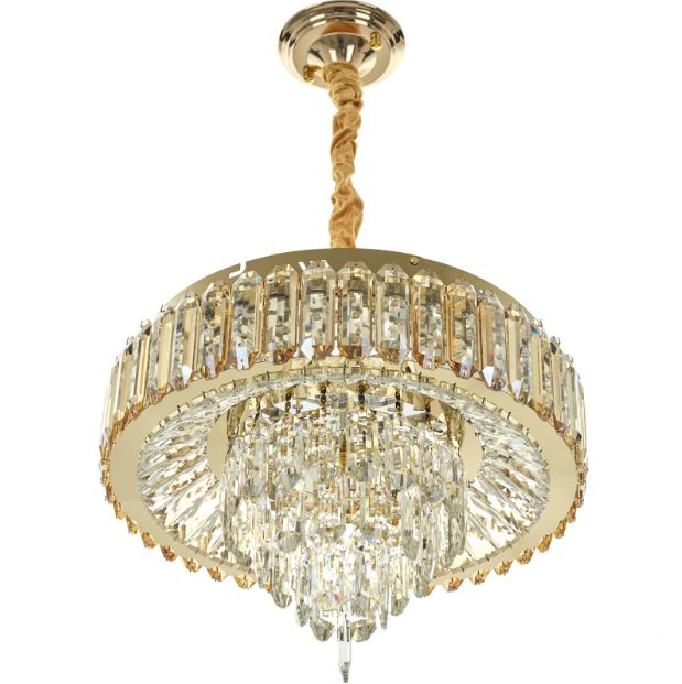 Полилей Bourges, златен, led 120w, 3000-6000k, 4263/r45 gd