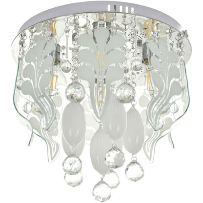 Плафон Natali, хром, led RGB 9w+4xe27, 3082/40 ch