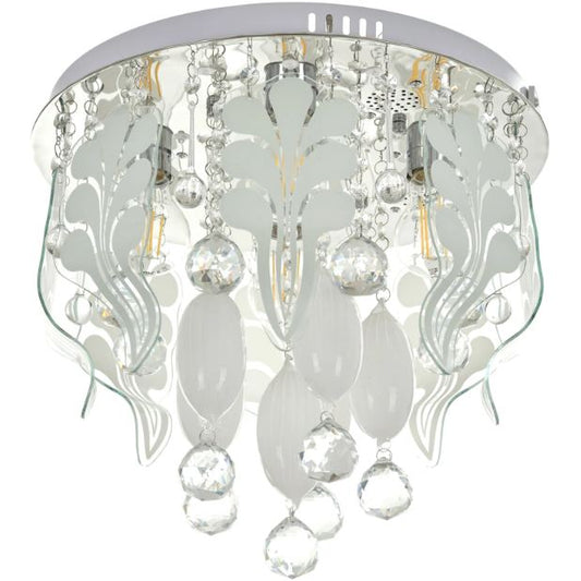 Плафон Natali, хром, led RGB 9w+4xe27, 3082/40 ch