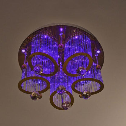 Плафон Dream, злато, 5xE27+led 9w, 3085/40 GD