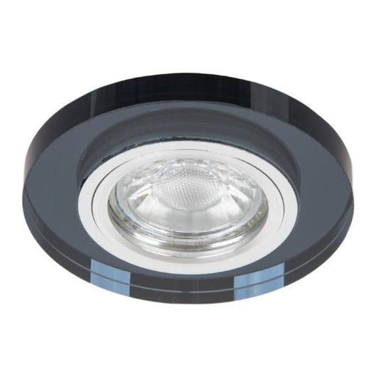 Стъклена луна, черен, 1x40w, 1394 bk