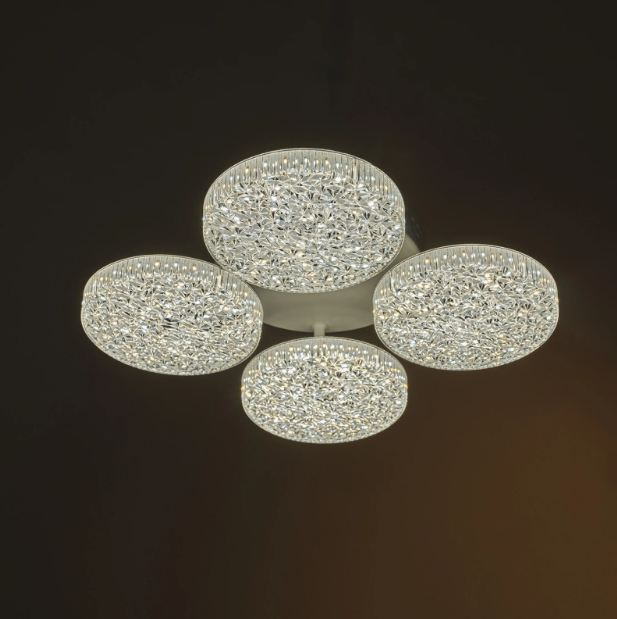 Плафон със смарт управление Dolly, бял, led 40W, 5192lm, 3000-6000k, 4007s/4 wh