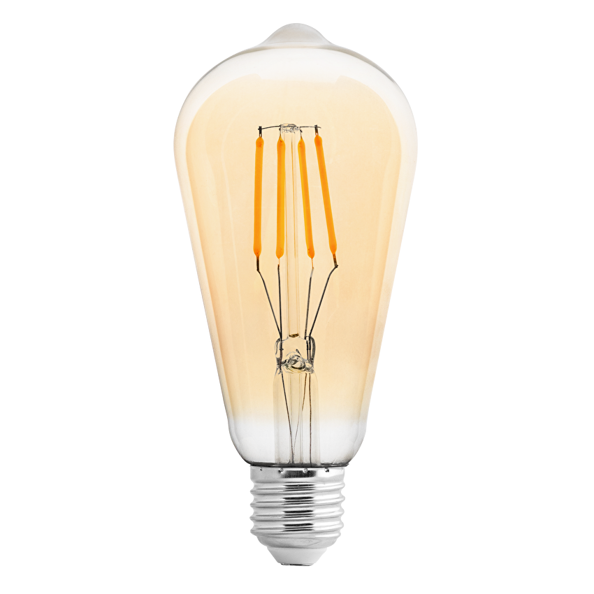 LED filament лампа крушка, димираща, 4W, E27, 2500K, 220-240V AC/LFST42725D