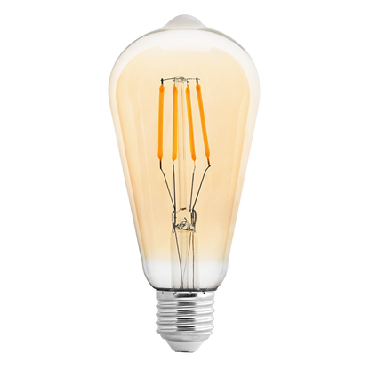 LED filament лампа крушка, димираща, 4W, E27, 2500K, 220-240V AC/LFST42725D