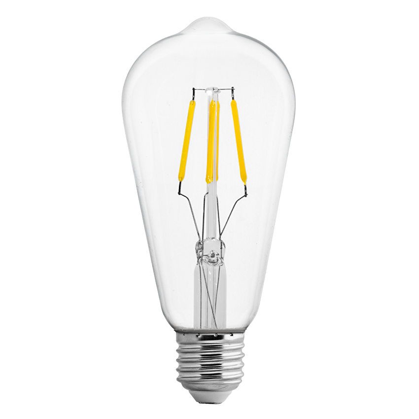 LED filament лампа крушка, димираща, 4W, E27, 4200K, 220-240V AC, неутрална светлина/LFST42742D