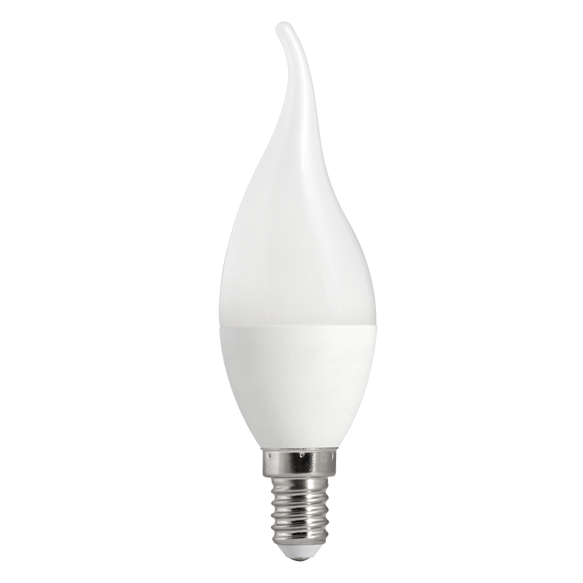 LED лампа пламък 5W, E14, 4000K, 220-240V AC, неутрална светлина/LFL51440