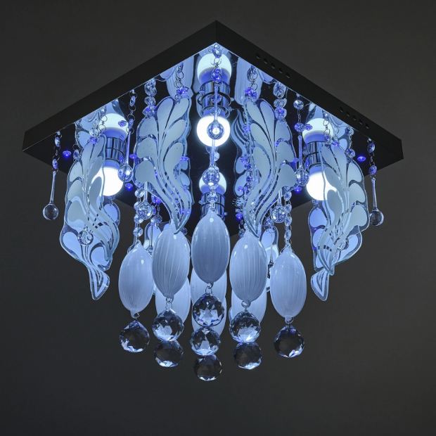 Плафон Camagro, хром, led RGB 4xe27, 3083/40 ch