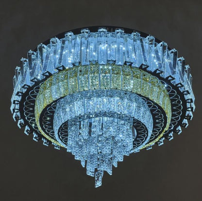 Плафон Casablanca, хром, led 50w, RGB, 2700-6000k, 2848/50