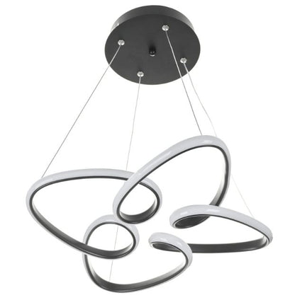 Полилей Leo, черен, led 48w, 4000k, 2304 bk