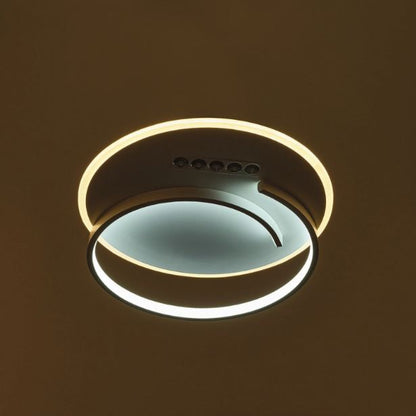 Плафон Indi, черен, led 54w, 3000-6000k, 2824/52BK