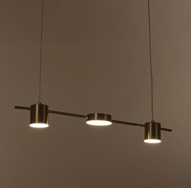 Полилей Yamato, мат злато, led 30w, 3000-6000k, 2807/3 CP