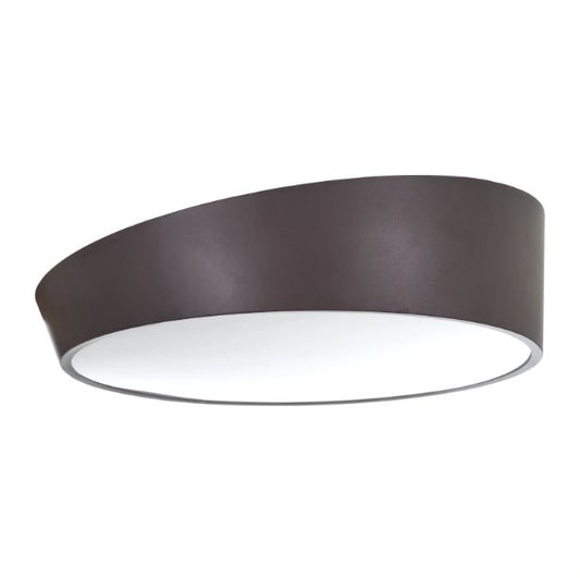 Метален плафон, кафяв, led 28w, 3000-4000-6000k, 1708/28w cf