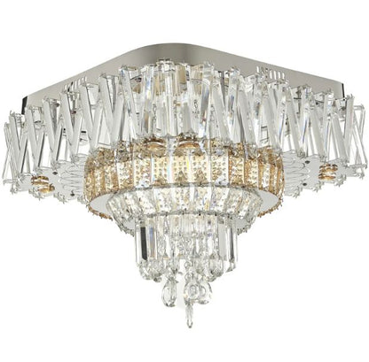 Плафониера Jude, хром, led 36w, 3000-6000k+RGB, 4061/500