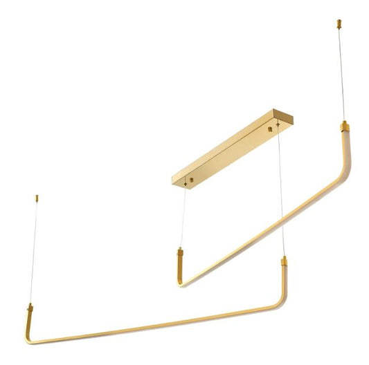 Полилей Parallels, златен, led 48w, 4000k, 2314 gd
