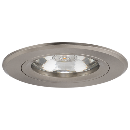 Рамка за вграждане кръг, Gu10, стационарна, сатиниран никел, алуминий, IP20 / FSNGU10SN
