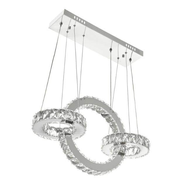 Полилей Saturn, хром, led 33w, 4000k, 2328