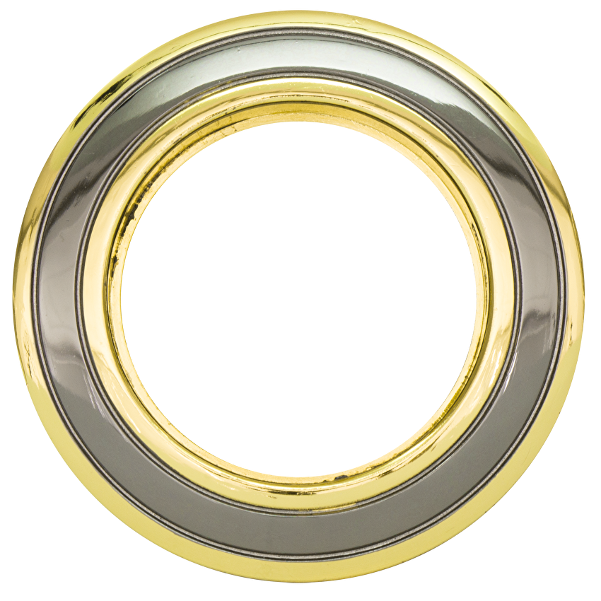 Рамка за вграждане кръг, GU10, стационарна, графит/злато, алуминий, IP20 / FSGU10GUG