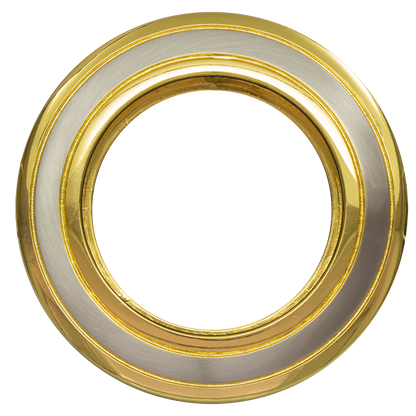 Рамка за вграждане кръг, Gu10, стационарна, сатиниран никел/злато, алуминий, IP20 Арт. № FSGU10SNG