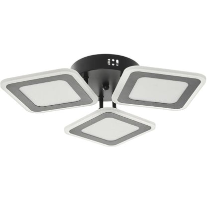 Плафон Cole със смарт управление, черен, led 102w, 3000-6000k, 2810BK/3T