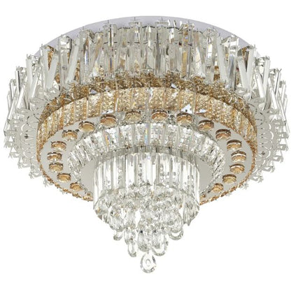 Плафониера Jude, хром, led 52w, 3000-6000k+RGB, 4060/600