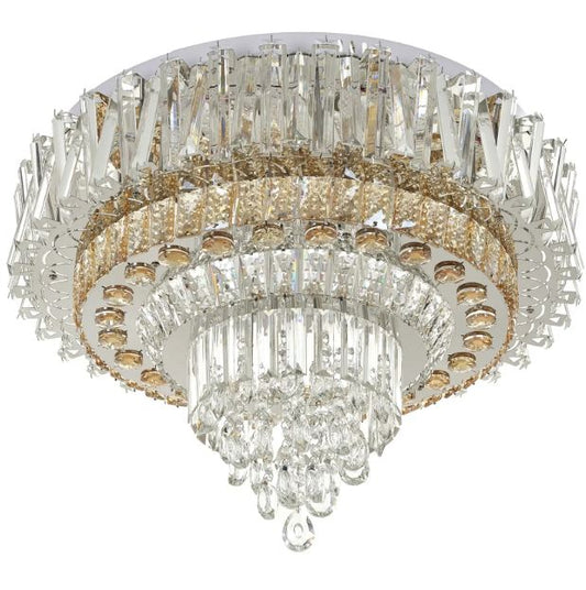 Плафониера Jude, хром, led 52w, 3000-6000k+RGB, 4060/600