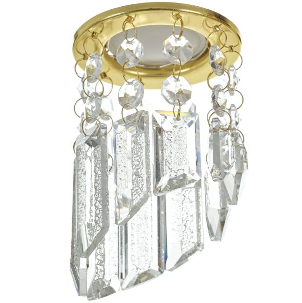 Луна за вграждане Flush, злато, 1xGU10, 4002 gd