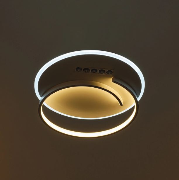 Плафон Indi, черен, led 54w, 3000-6000k, 2824/52BK