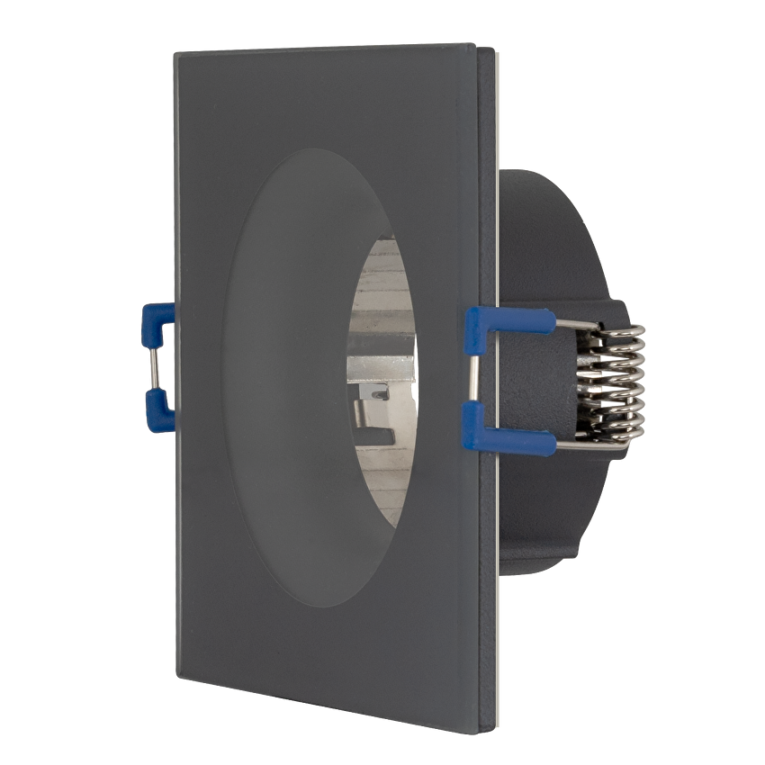 Рамка за вграждане квадрат, GU10, стационарна, сива, IP44 / LVSBSGU10GR