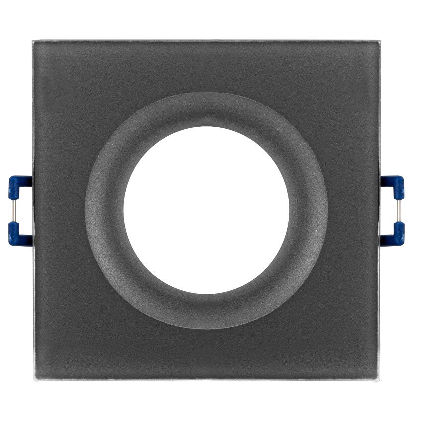 Рамка за вграждане квадрат, GU10, стационарна, сива, IP44 / LVSBSGU10GR