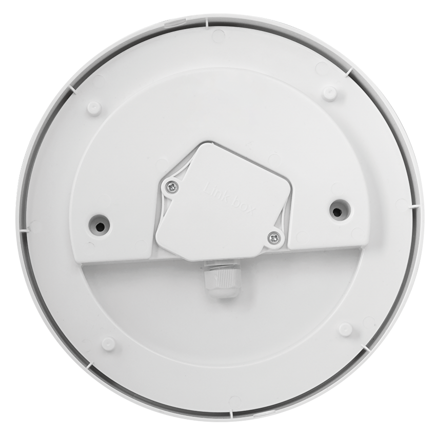 LED водоустойчива плафониера кръг, бяла, 15W, 4000K, 220-240V AC, неутрална светлина, IP65 / LBHR1540WH