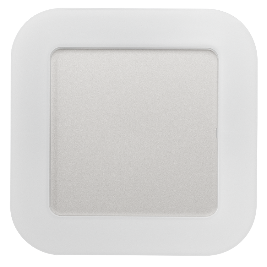 LED водоустойчива плафониера квадрат, бяла, 15W, 4000K, 220-240V AC, неутрална светлина, IP65 / LBHS1540WH