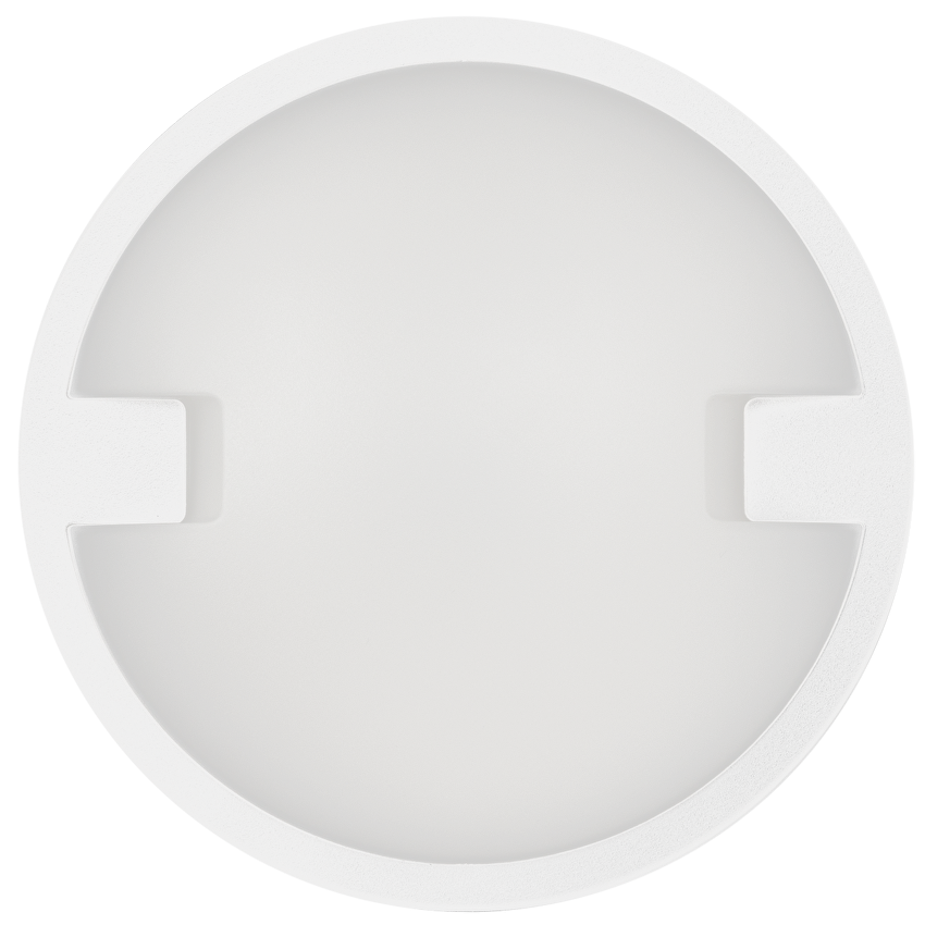 LED водоустойчива плафониера кръг, бяла, 12W, 4000K, 220-240V AC, неутрална светлина, IP65 / LBH1240WH