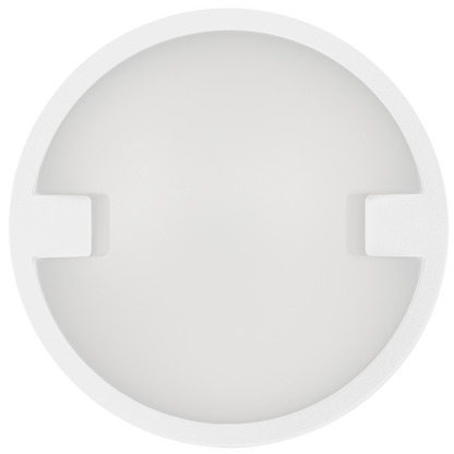 LED водоустойчива плафониера кръг, бяла, 12W, 4000K, 220-240V AC, неутрална светлина, IP65 / LBH1240WH