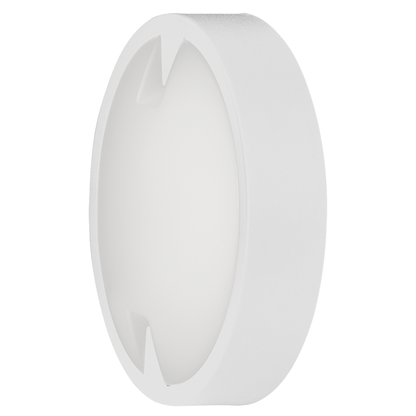LED водоустойчива плафониера кръг, бяла, 12W, 4000K, 220-240V AC, неутрална светлина, IP65 / LBH1240WH