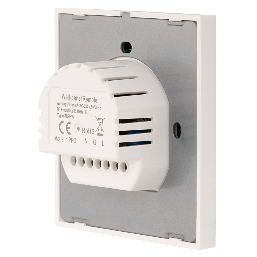 Smart 2.4G RF TOUCH панел за стена за RGB и RGBW LED осветление, 1 зона/SSWRGBW1Z