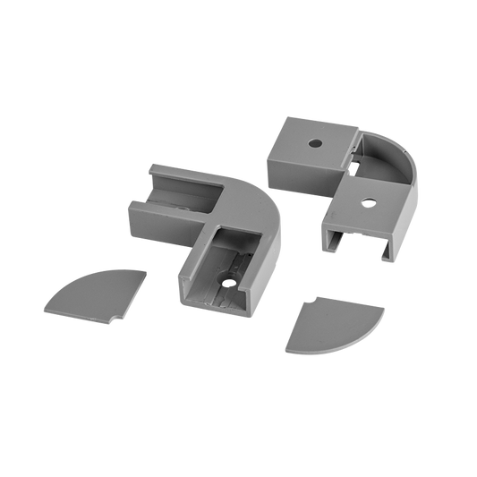 Комплект ъглови конектори за алуминиев профил APK207-2бр. / APK207KK
