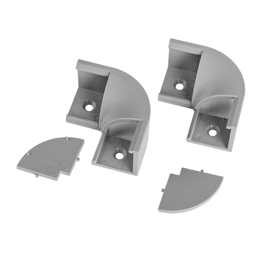 Комплект ъглови конектори за алуминиев профил APK204-2бр. / APK204KK