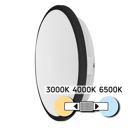 LED влагозащитена плафониера, 18W, 3000K/4000K/6500K, 220V-240V AC, IP54 / SPLW18CCT